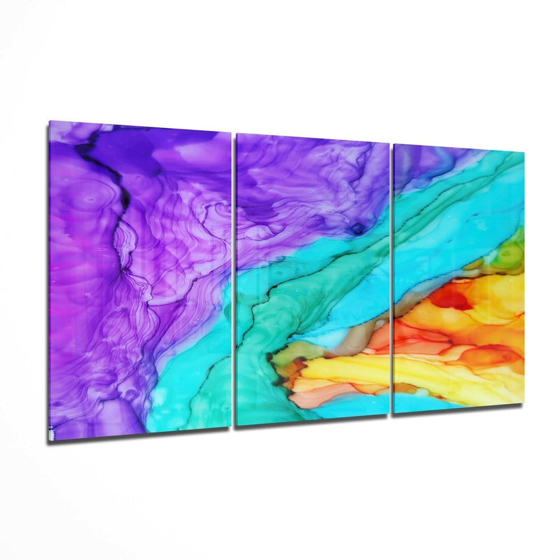 Colors Glass Wall Art