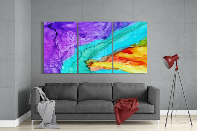 Colors Glass Wall Art