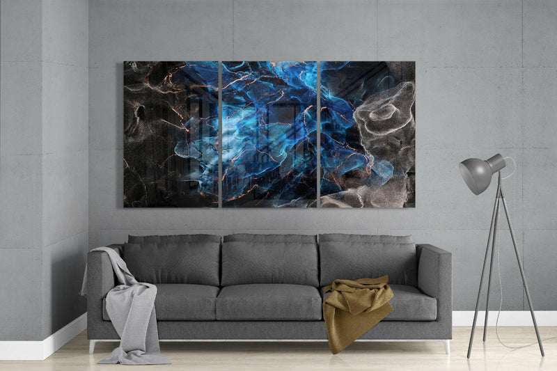 Dance Of Blue Glass Art