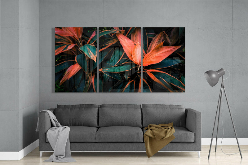 Flower - Cordyline Glass Art