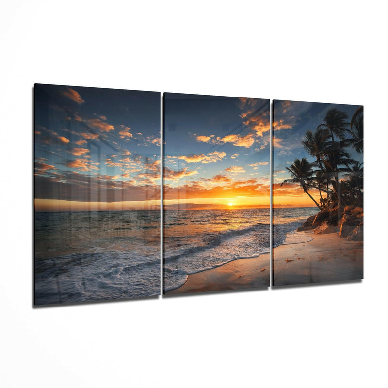 Sunset Mega Glass Wall Art