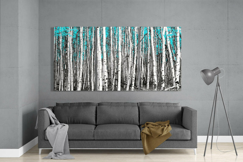 Green Forest Glass Art