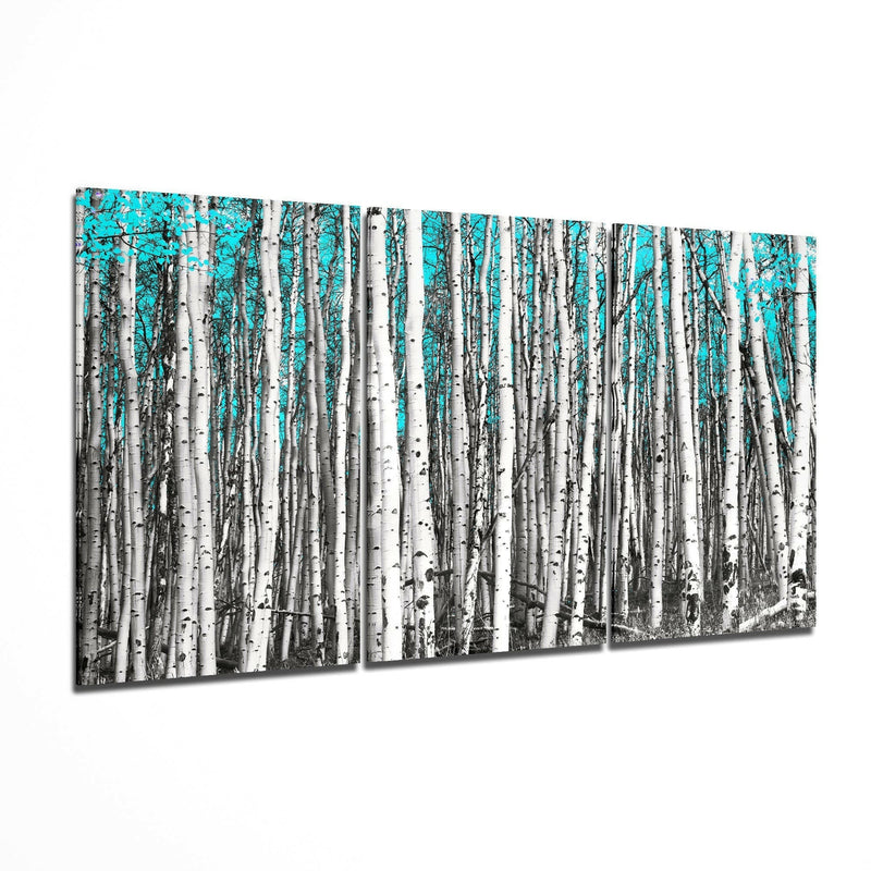 Green Forest Glass Art