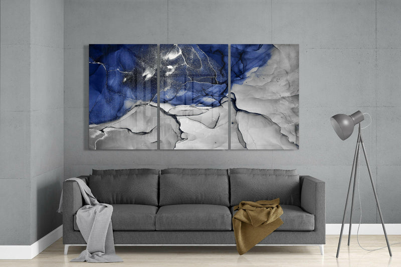 Blue Harmony Glass Art