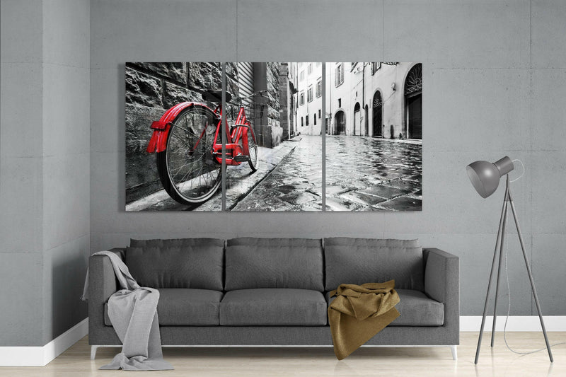 Bike And Street Glass Art