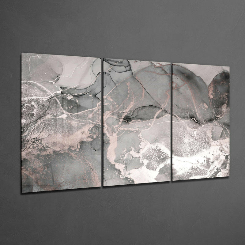 Gray Dance Glass Art