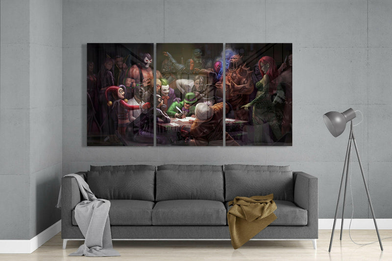 Letter To Batman Glass Art