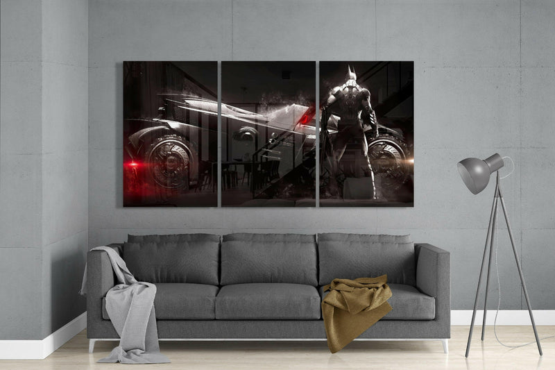 Batmobil Glass Art