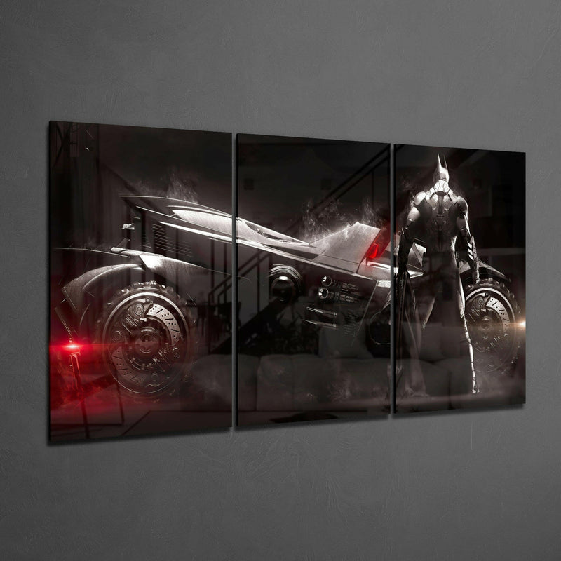 Batmobil Glass Art