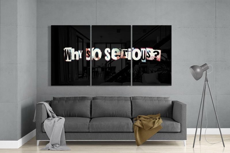 Why so serious? Glass Art