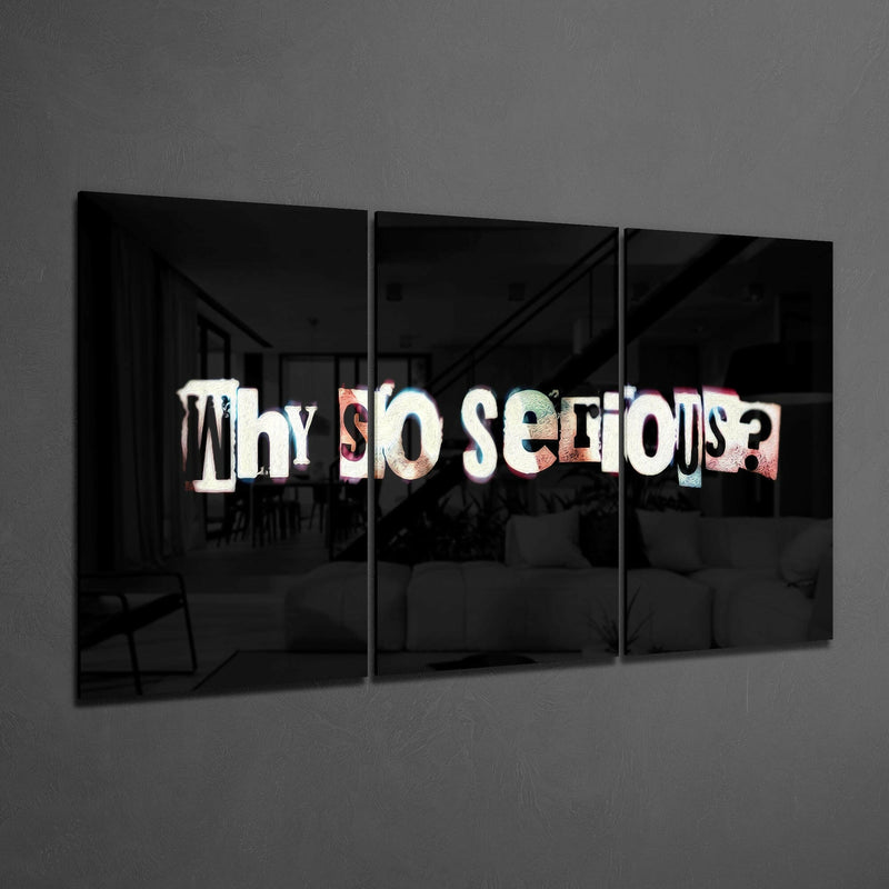 Why so serious? Glass Art