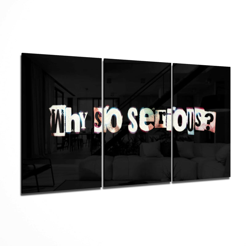 Why so serious? Glass Art