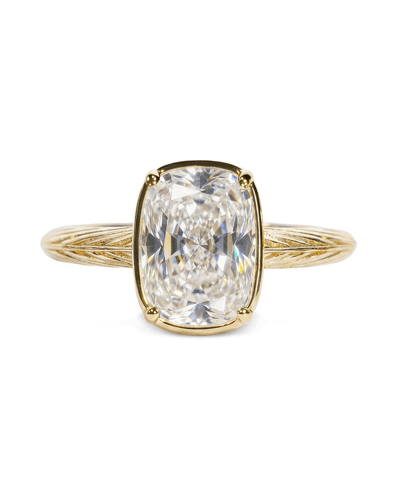 Sterling Silver Mini Elongated Cushion Ring