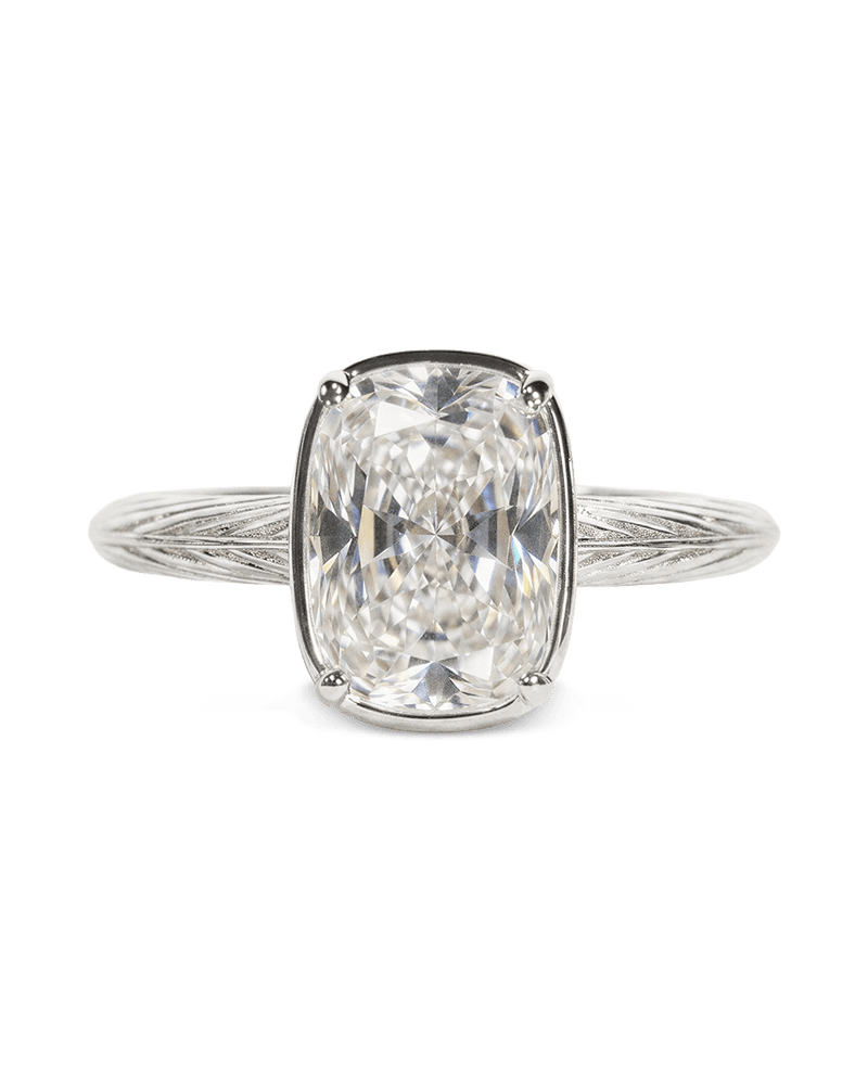 Sterling Silver Elongated Cushion Cocktail Ring 4ct & 8ct