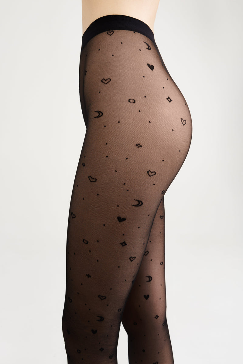 Fantasy Tights Conte Moon Patterns