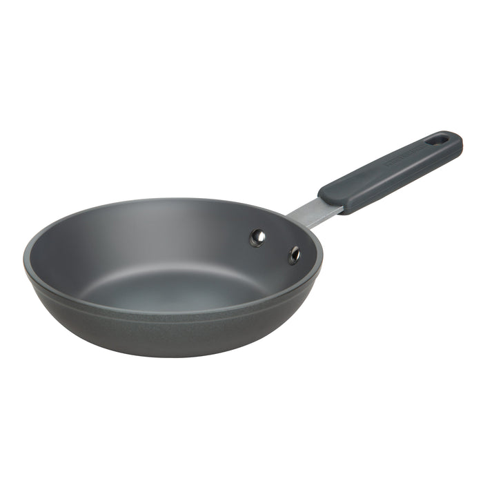 3 PACK CHEFS BUNDLE - 11" GRIDDLE + 8" FRY PAN + 9.5" FRY PAN, WITH STAINLESS STEEL HANDLE, SILICONE HANDLE COVER, CAST ALUMINUM WITH SWISS BRAND ILAG XERADUR 2 CERAMIC PTFE-FREE NON-STICK