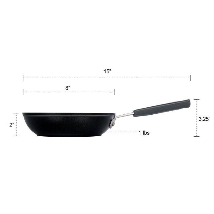 MASTERPAN Nonstick Frypan & Skillet with Chefs Handle, 8" (20cm)