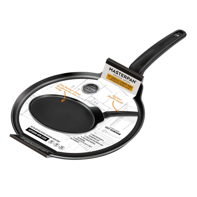 MASTERPAN Nonstick  Crepe Pan & Griddle, 11" (28cm)