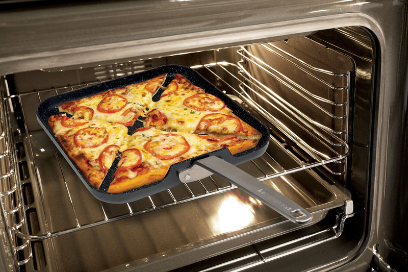 MASTERPAN Nonstick  Crepe Pan & Griddle with Silicone Grip, 11" (28cm)