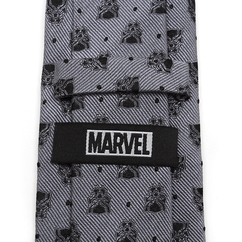 Marvel Black Panther Gray Dot Tie