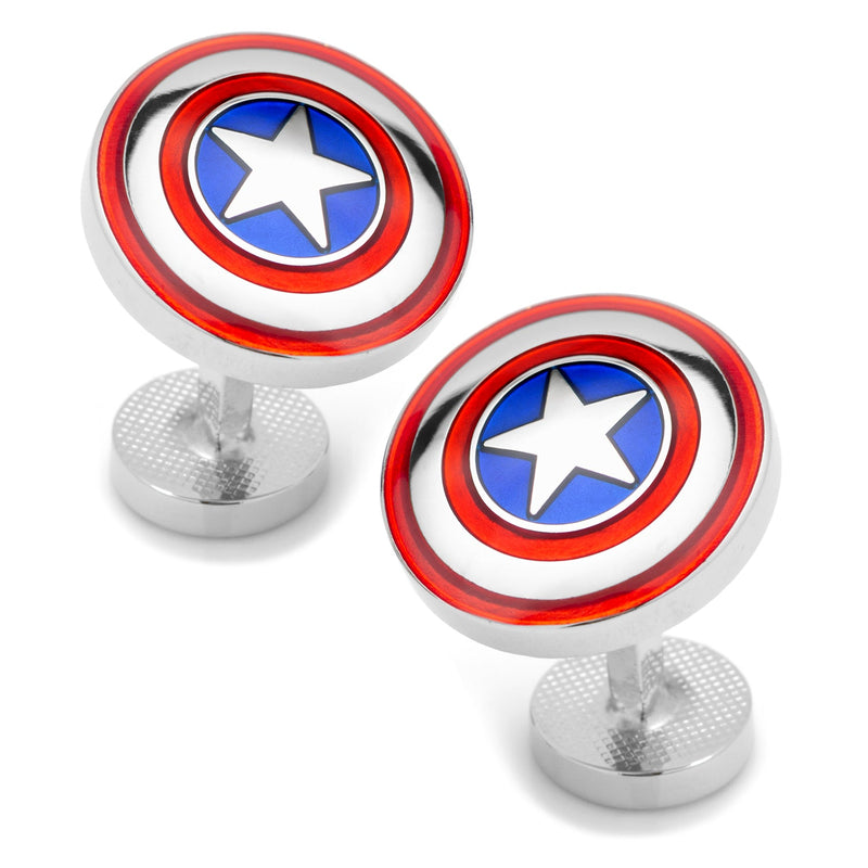 Marvel Avengers Captain America Shield Cufflinks