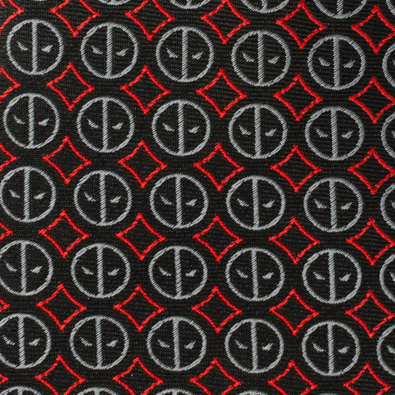 Marvel Deadpool Men's Black Tie