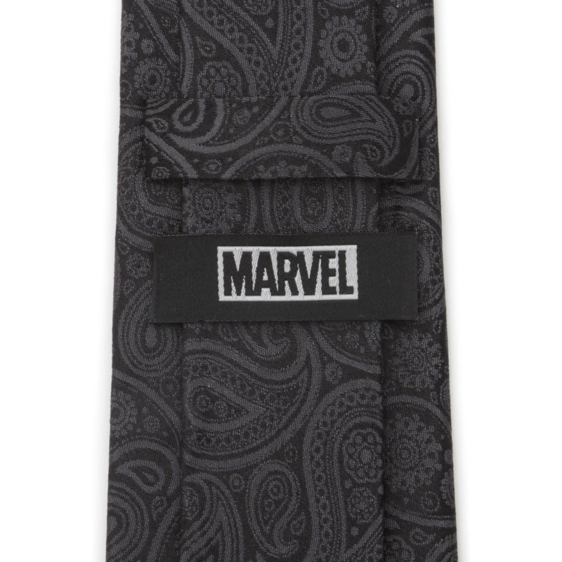 Marvel Deadpool Hidden Paisley Black Silk Men's Tie