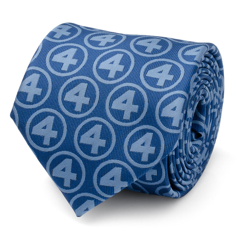 Marvel Fantastic Four Men's Blue Tie