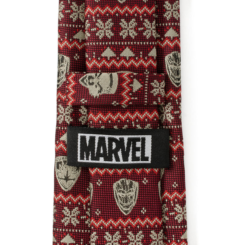 Marvel Guardians of the Galaxy Fair Isle Red Men's Tie