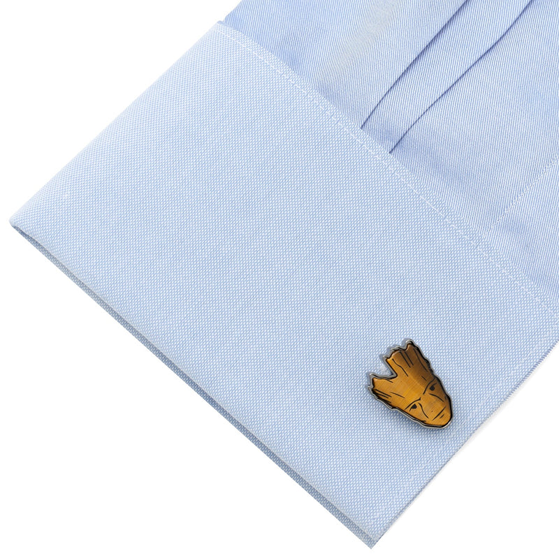 Marvel Guardians of the Galaxy Groot Tigers Eye Cufflinks