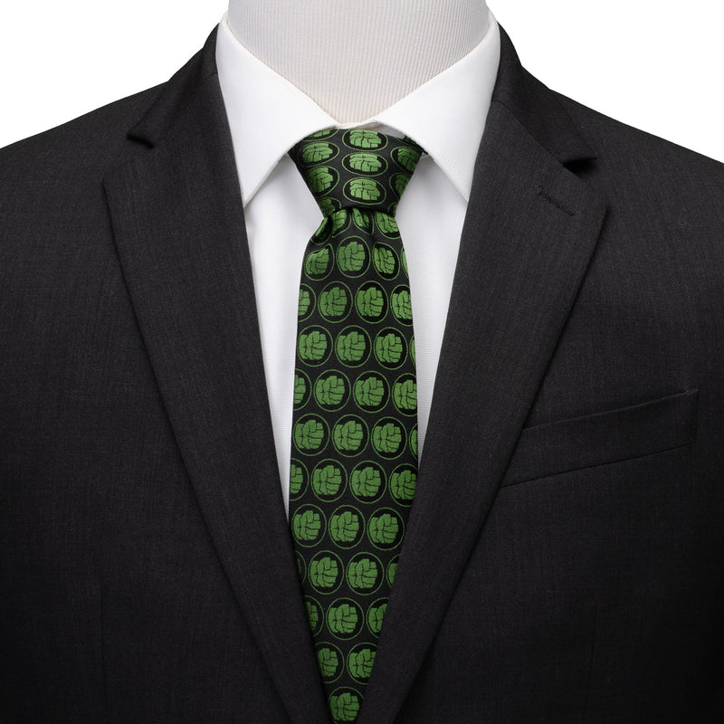 Marvel Hulk Black Men's Tie