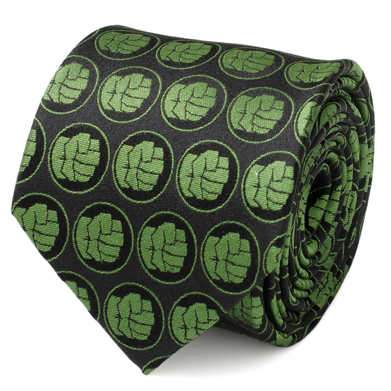 Marvel Hulk Black Men's Tie