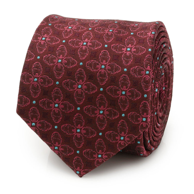 Marvel Iron Man Burgundy Multi Men's Tie