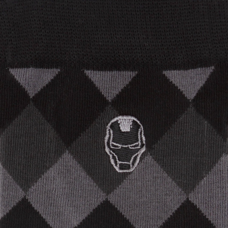 Marvel Iron Man Argyle Black Gift Set