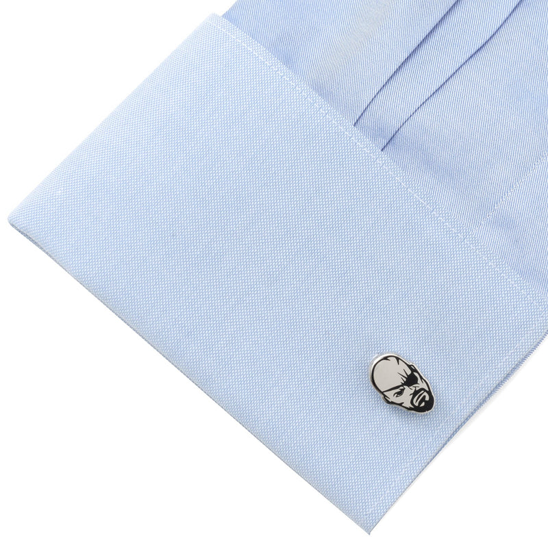 Marvel Nick Fury Silver Cufflinks