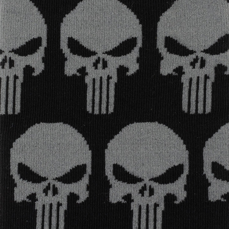 Marvel Punisher Black Socks and Silver Lapel Pin Gift Set