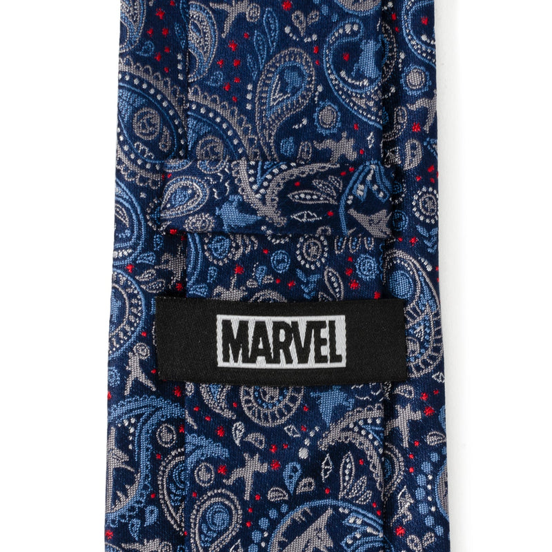 Marvel Avengers Blue Multi Paisley Men's Tie