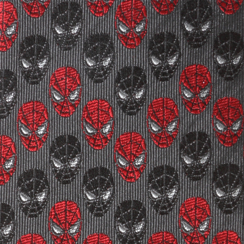 Marvel Spider-Man Chevron Red Black Men's Tie