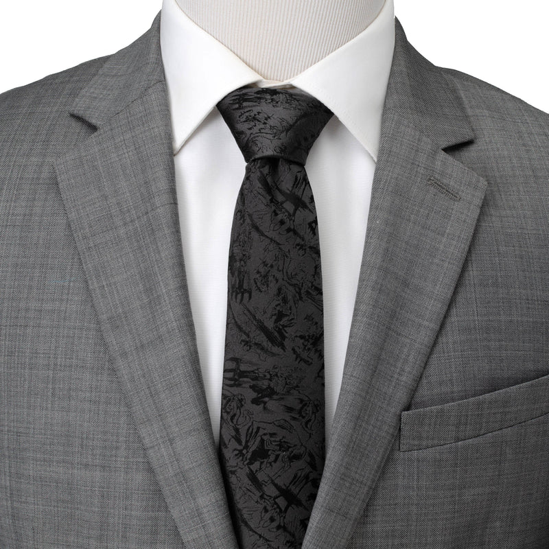 Venom Dark Gray Action Men's Tie