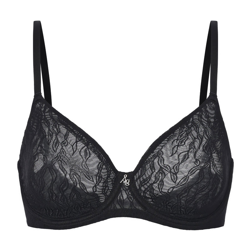 Julie Molded Lace & Mesh T-Shirt Bra