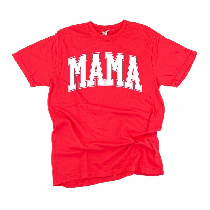 Mama - Varsity Outline - Comfort Colors Tee