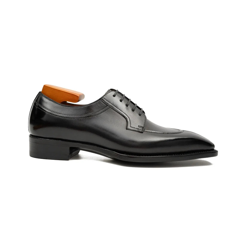 Men's Goodyear Welted Italian Calfskin Dress Shoes Black