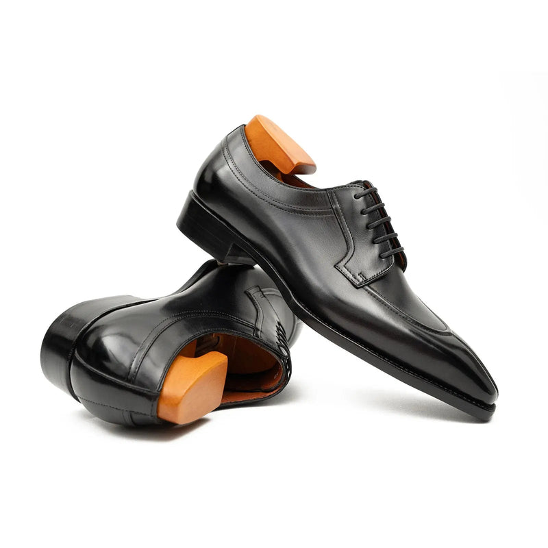 Men's Goodyear Welted Italian Calfskin Dress Shoes Black