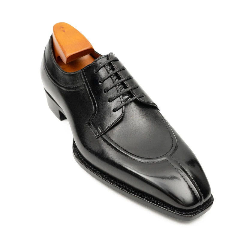 Men's Goodyear Welted Italian Calfskin Dress Shoes Black