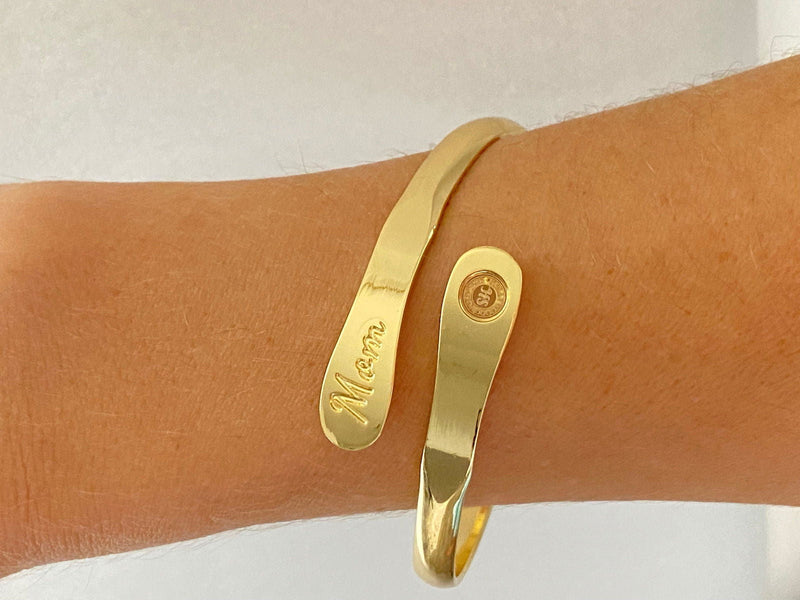 Mom Bracelets Engraved Bracelets Love you Mom Now & Always