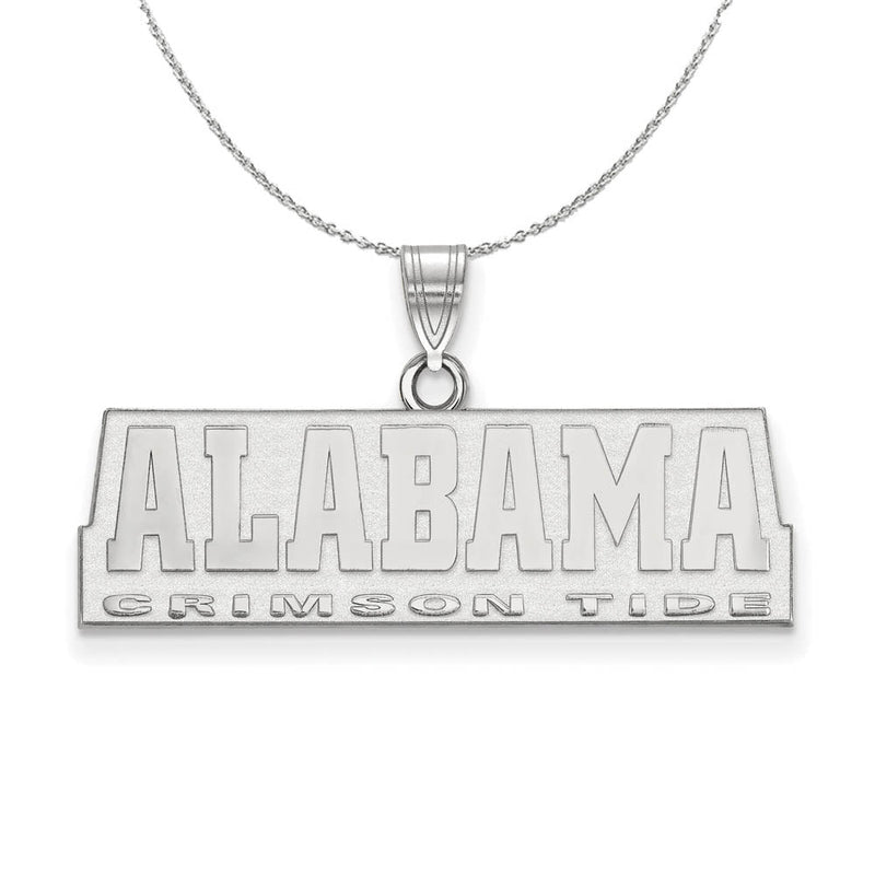 Sterling Silver U. of Alabama Small Pendant Necklace