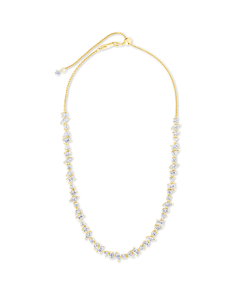 Ellery Adjustable CZ Tennis Necklace