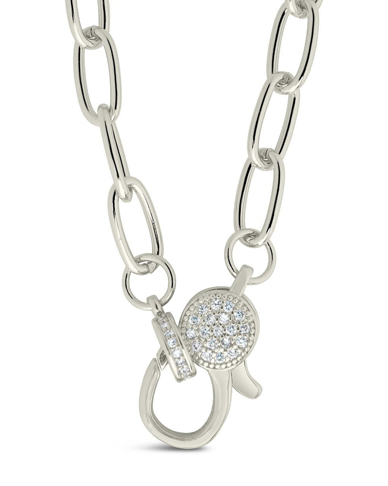 Tay Moonstone Charm & Chain Necklace