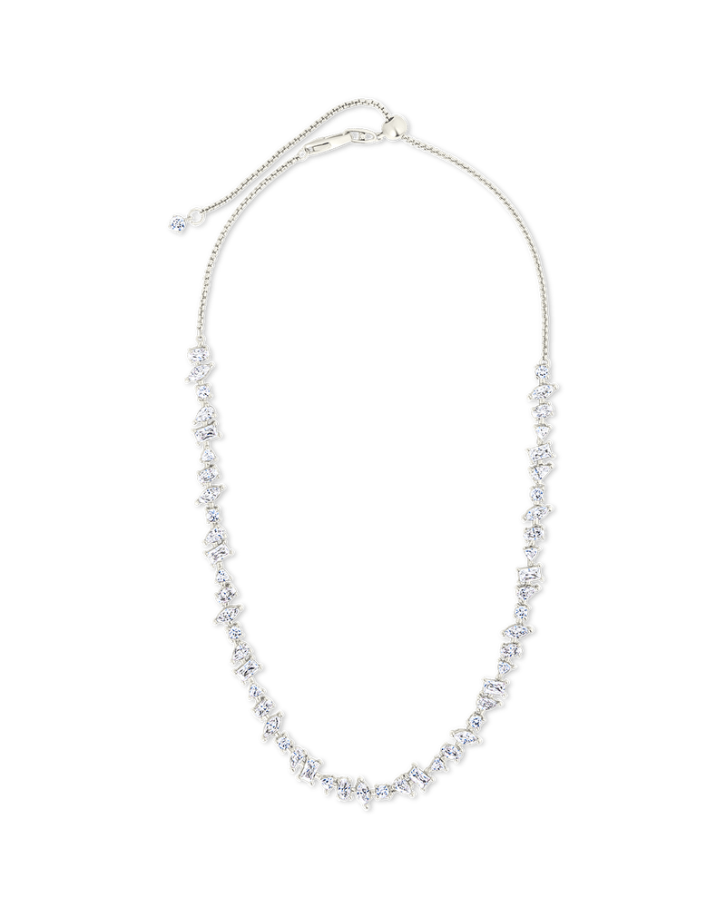 Ellery Adjustable CZ Tennis Necklace
