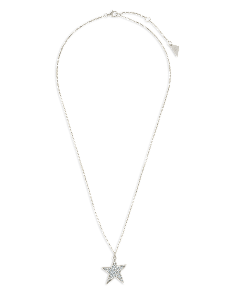 Pave CZ Star Pendant